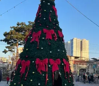 Christmas Market in Osan, Gyeongido, South Korea