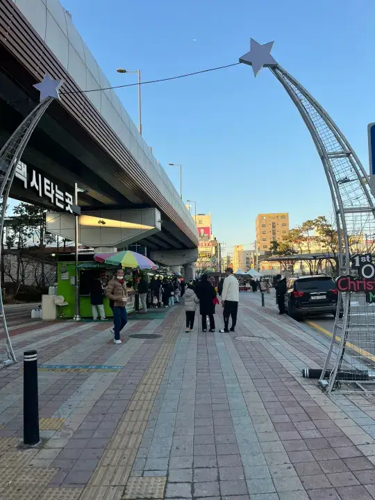 Christmas Market in Osan, Gyeongido, South Korea