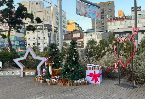 Christmas Market in Osan, Gyeongido, South Korea