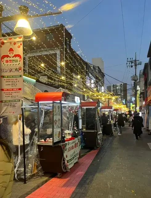 Christmas Market in Osan, Gyeongido, South Korea